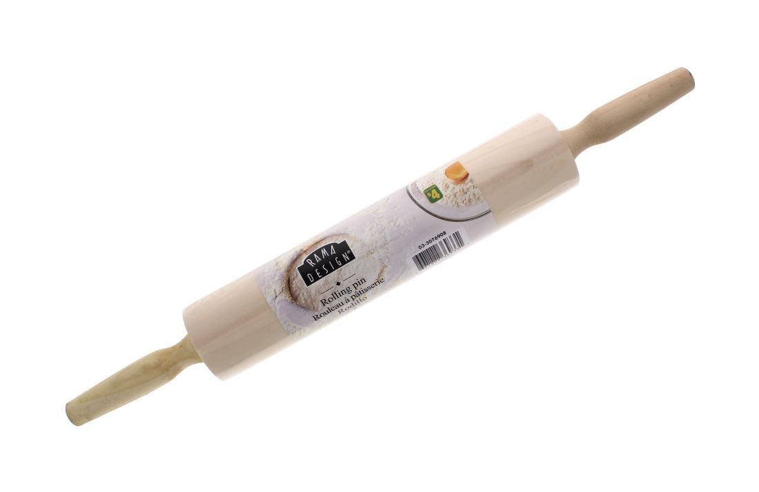WOODEN ROLLING PIN LRG
