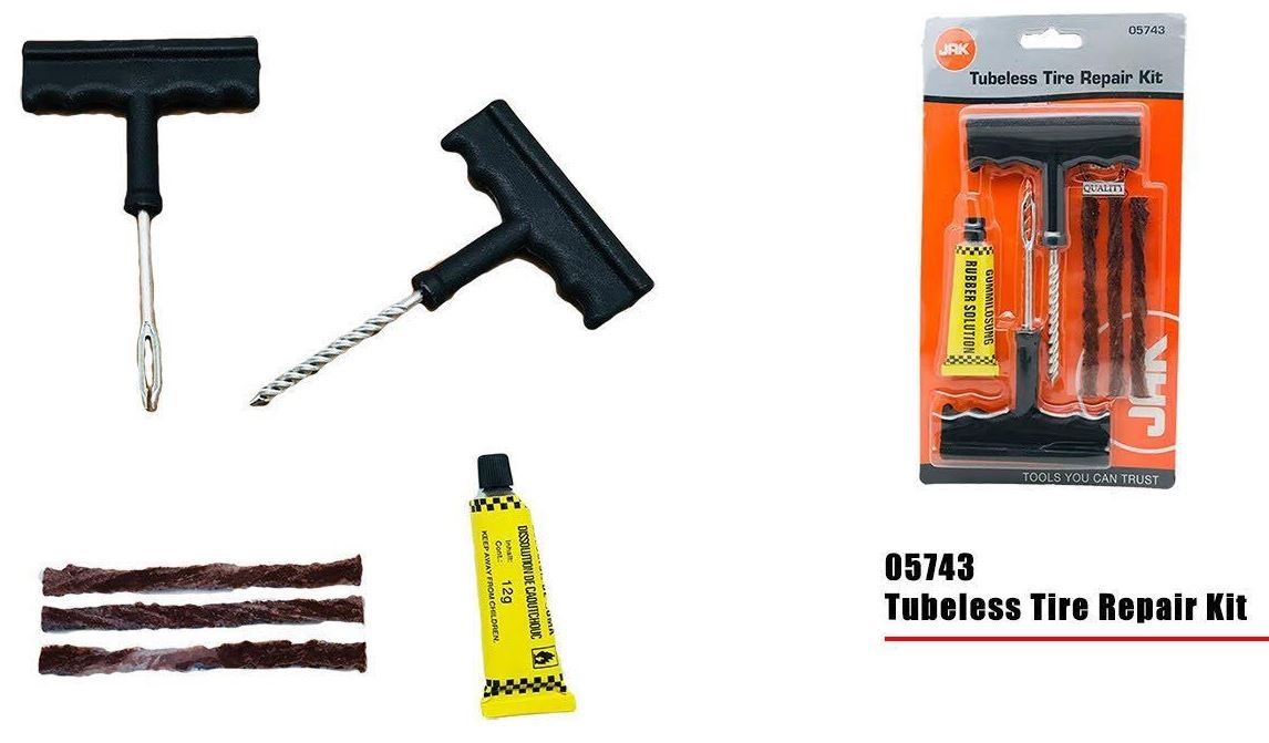 TUBELESS TYRE PUNCTURE REPAIR KIT