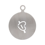 4PC ASSORTED STAINLESS STEEL COFFEE STENCILS