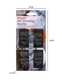 48 SELF THREADING NEEDLES