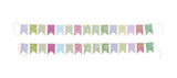 2PK MINI PENNANT FLAGS VINTAGE CHIC