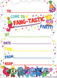 MOSHI MONSTERS 6 INVITE CARDS W/ENVELOPES