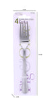 4PCS METAL FORKS 18CM
