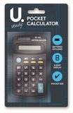 BLACK POCKET SIZE CALCULATOR