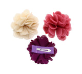 ASSORTED GOODY 2PC FLOWER SNAP CLIPS
