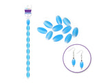 GLASS BEADS 12.7 CM MATTE STRAND OCEAN
