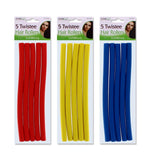 5PK RYSONS TWISTEE HAIR ROLLERS 22X1.8CM