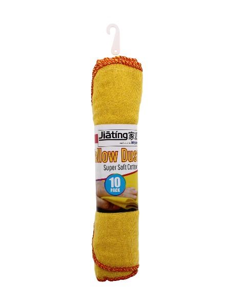 10 PK YELLOW DUSTERS