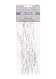 4PC GLITTERING BRANCHES WHITE 24"
