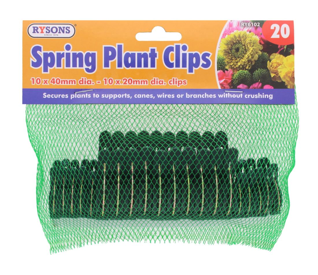 20PK SPRING PLANT CLIPS