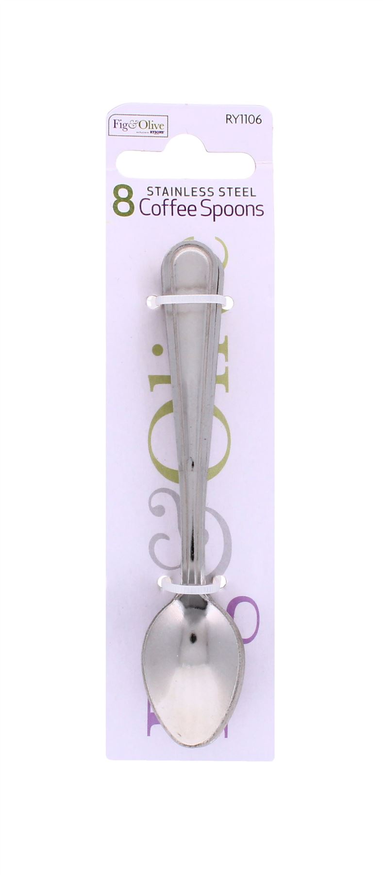 8PC METAL COFFEE SPOONS