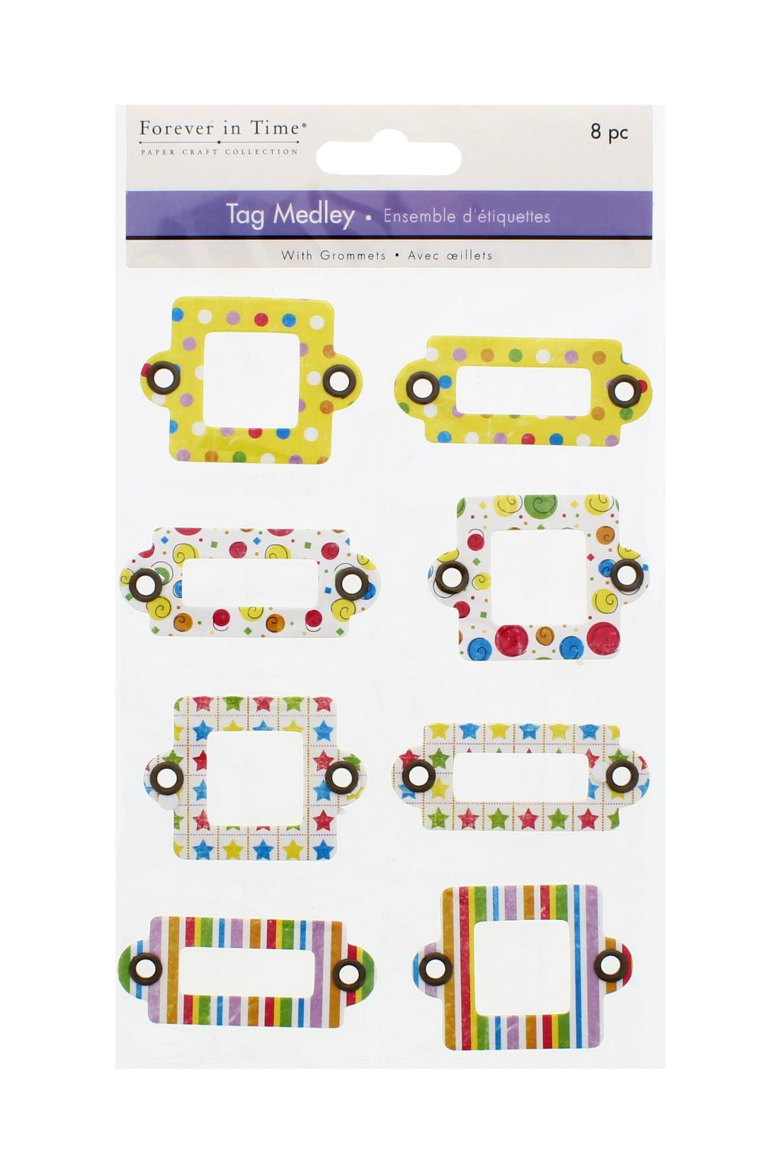 8 PC TAG MEDLEY CHIPBOARD MEDLEY