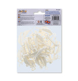 40PK CURTAIN TRACK GLIDE HOOKS