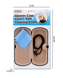 GLASSES CASE / CORD & SOFT CLEANING CLOTH