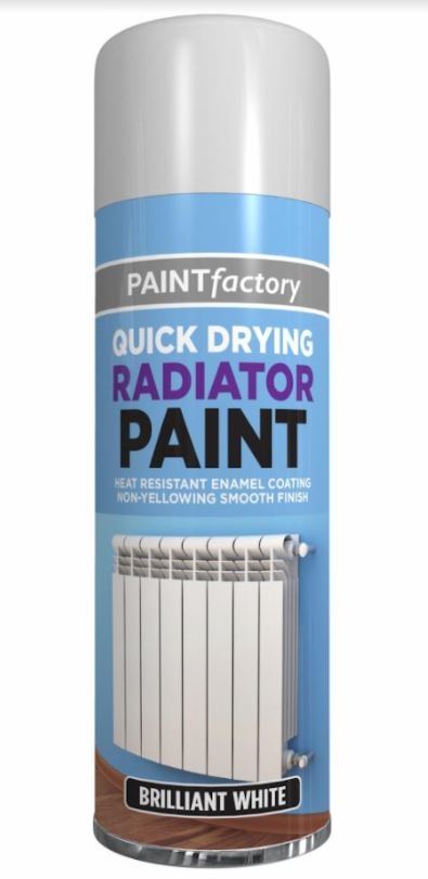300ML QUICK DRYING RADIATOR PAINT WHITE