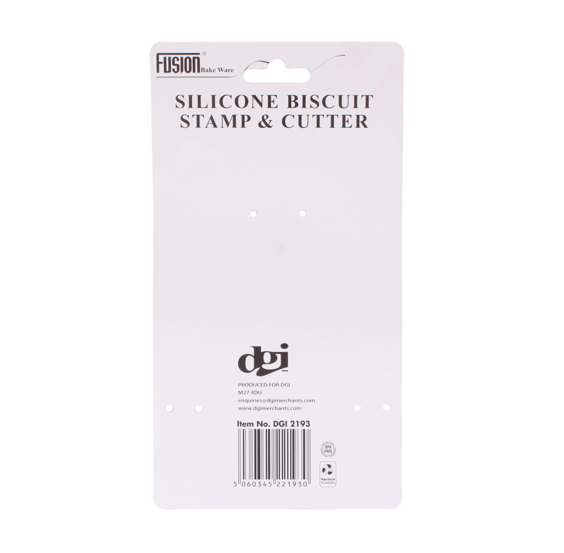 SILICONE BISCUIT STAMP & CUTTER SET
