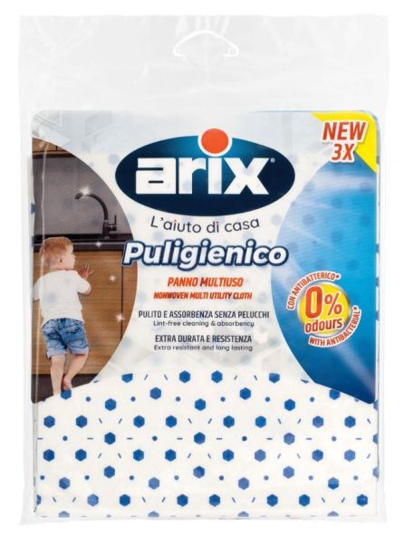 3PK ASSORTED ARIX NON-WOVEN MULTI-UTILITY CLOTH