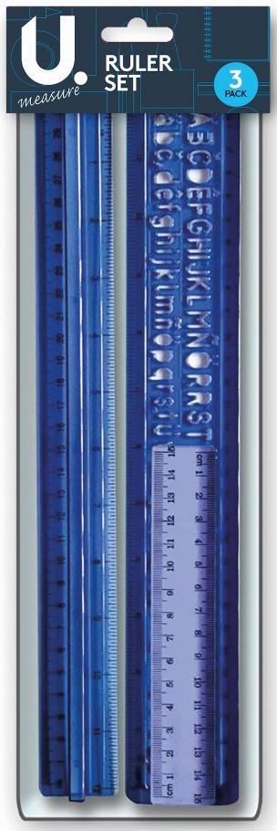 RULER SET 3 PIECE