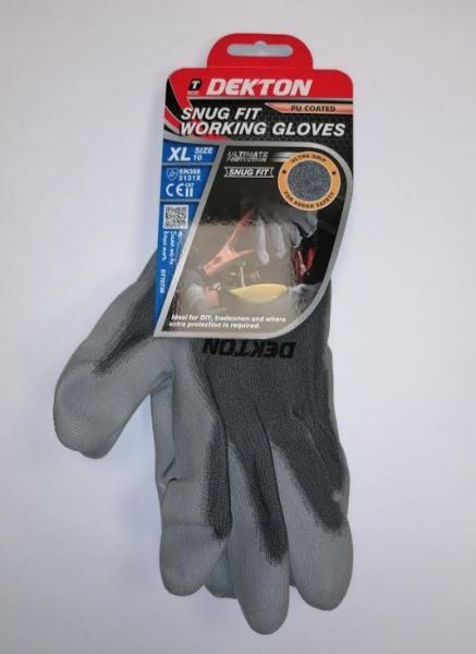 DEKTON SIZE 10/XL PU COATED GLOVES