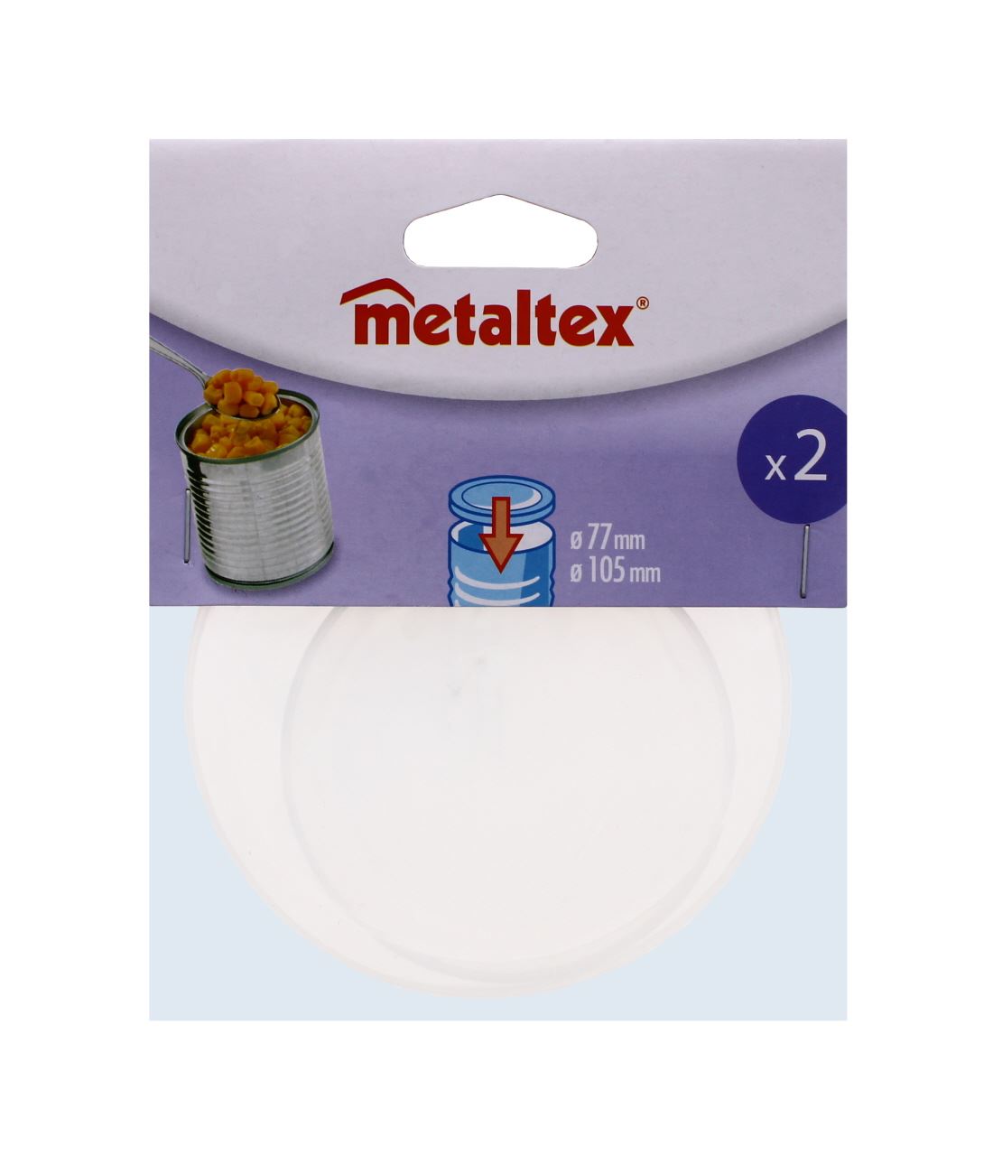 2PC METALTEX CAN COVERS