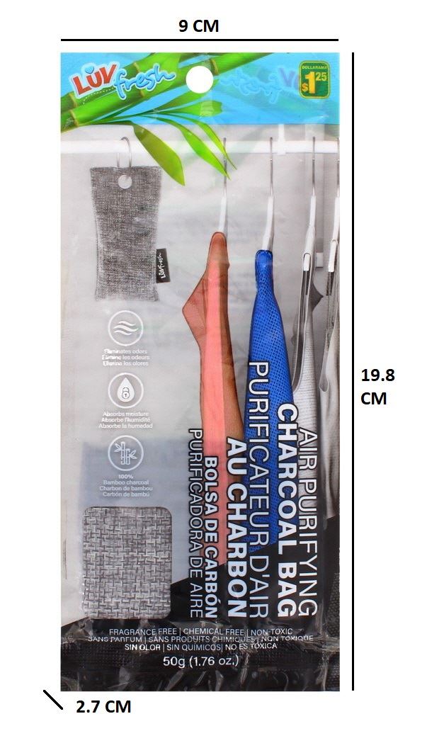 AIR PURIFYING CHARCOAL BAG DEHUMIDIFIER