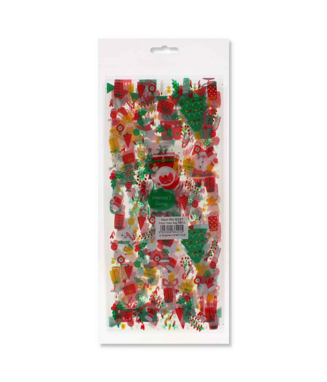 10PCS  XMAS TREAT BAGS