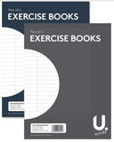 6PK ASSORTED U WRITE EXERCISE BOOKS A5 15CM X 20CM
