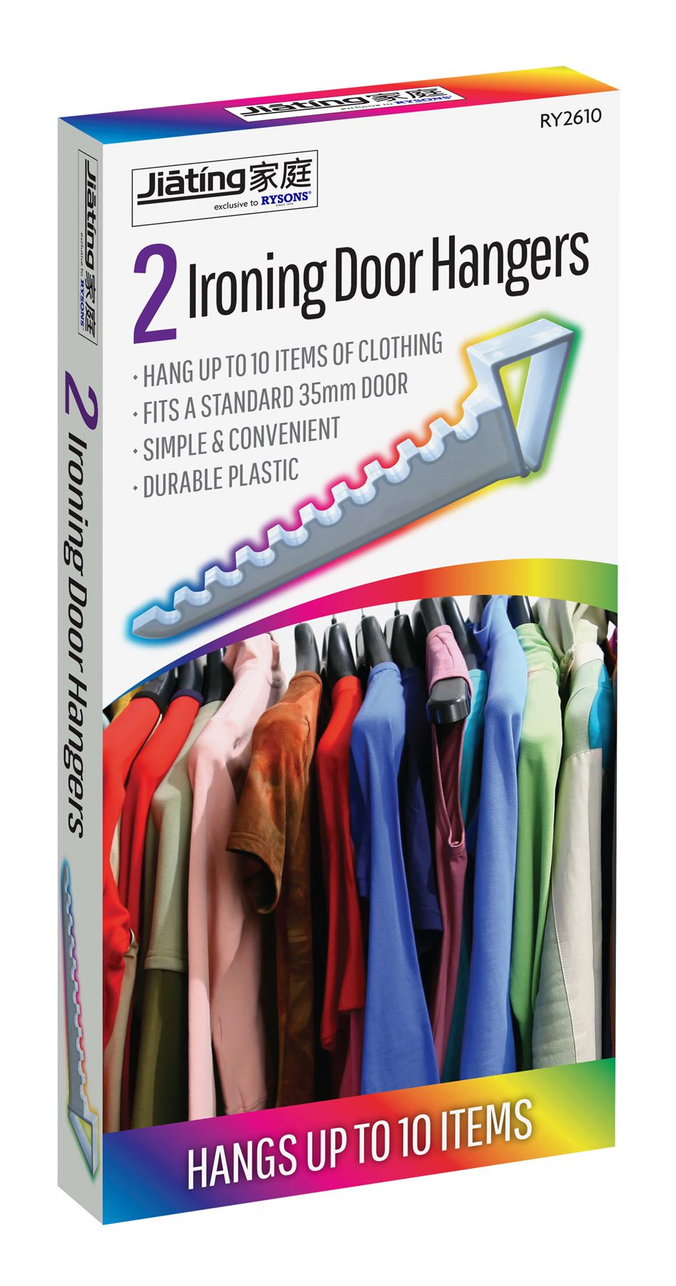 2PC IRONING DOOR HANGERS