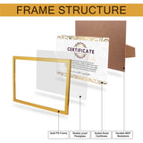 A4 FRAME GOLD