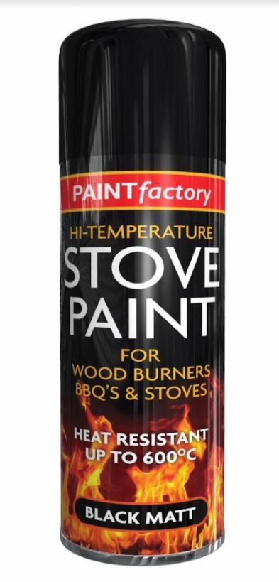 400ML-PAINT FACTORY STOVE PAINT FOR WOOD BURNERS
