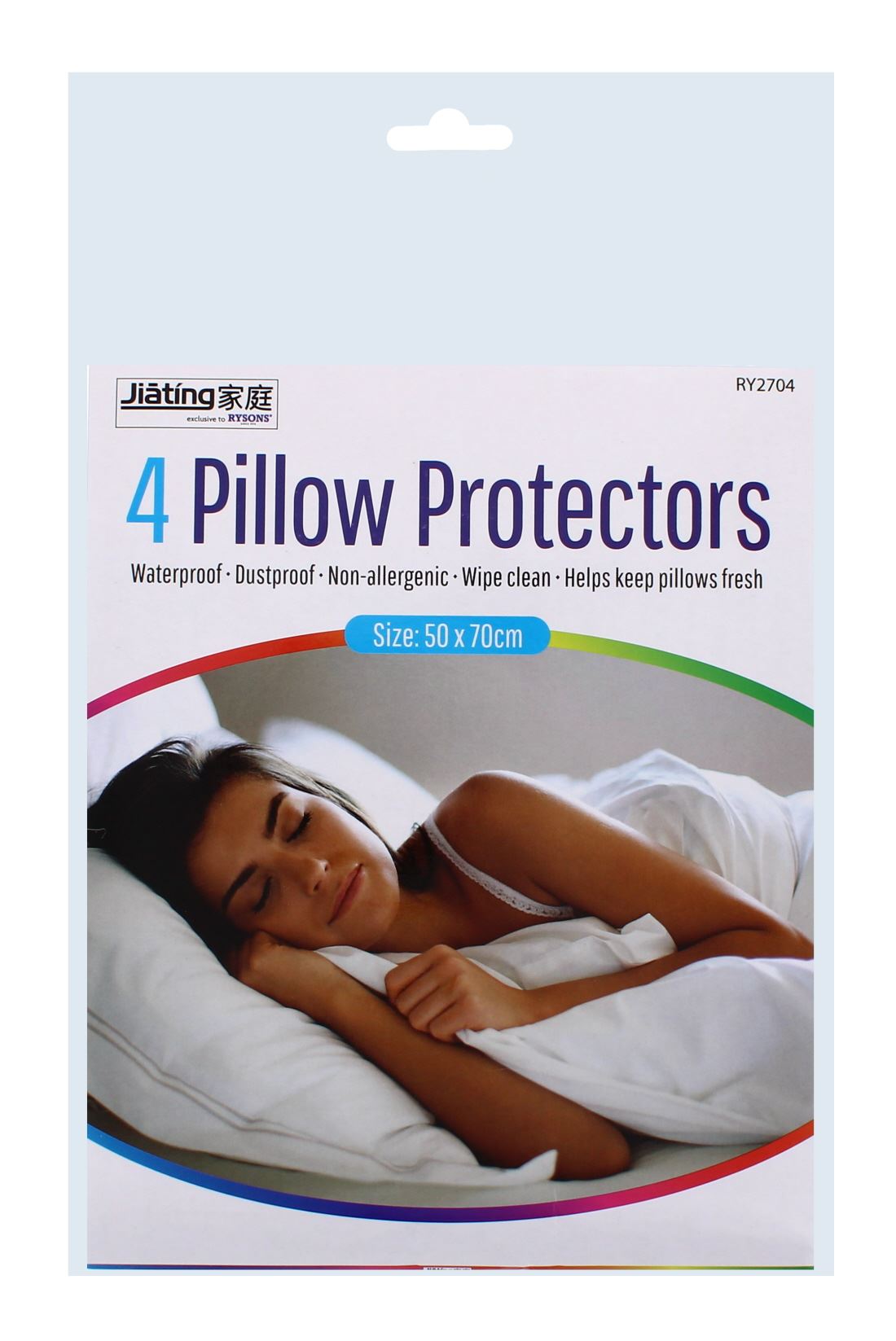 4PK PILLOW PROTECTOR 50X70 CM