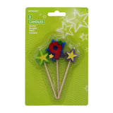 Amscan Stars Candles On A Stick Age 9