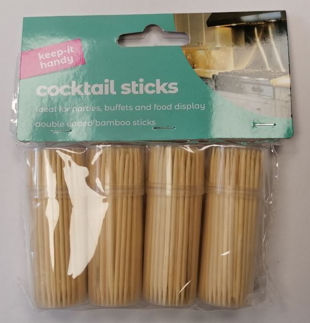 4PK KEEP IT HANDY COCKTAIL100 STICKS PER PACK