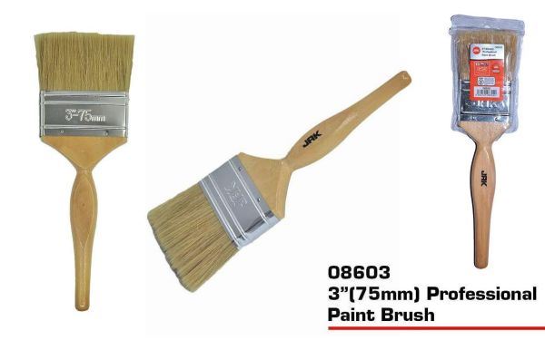 JAK PROFESSIONAL PAINT BRUSH WITH WOODEN HANDLE 3 INCH