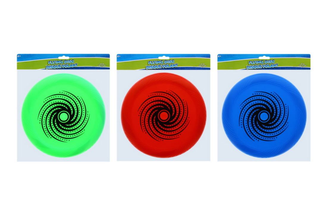 10" ASSORTED FLYING DISC