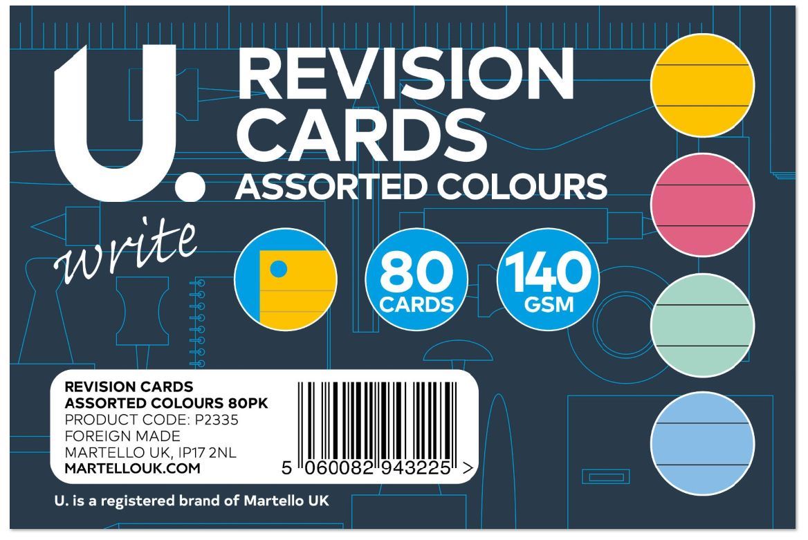 60PK ASSORTED REVISION CARD