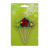 Amscan Stars Candles On A Stick Age 8