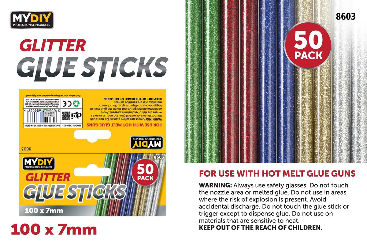 50PCS 7mm GLITTER GLUE STICKS