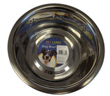 PET TOUCH DOG STAINLESS STEEL EMBOSSED BOWL 21CM X 7CM