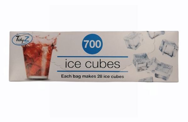 700PK TIDYZ ICE CUBES BAG