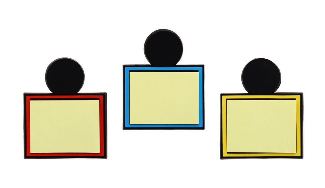 SMALL MAGNETIC STICKY NOTE PAD