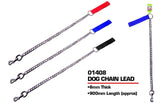 PET BUDDIES DOG CHAIN LEAD 90CM X 6CM