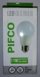PIFCO E27 LED GLS BULB  SCREW CAP 11W WARM WHITE