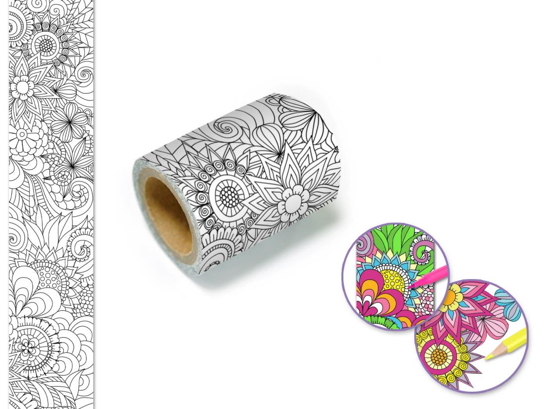 ART THERAPY WASHI TAPE SECRET GARDEN