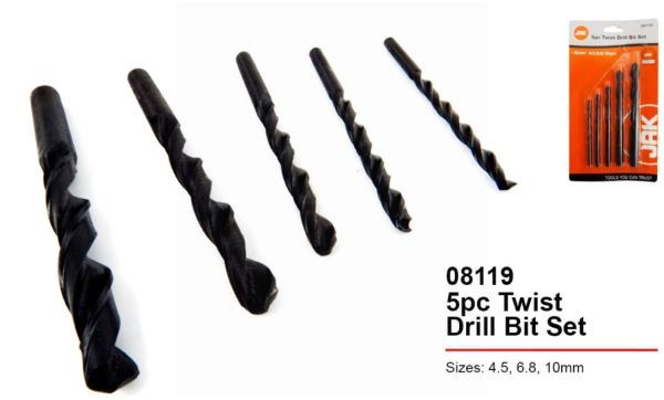 TWIST DRILL BIT SET5 PC