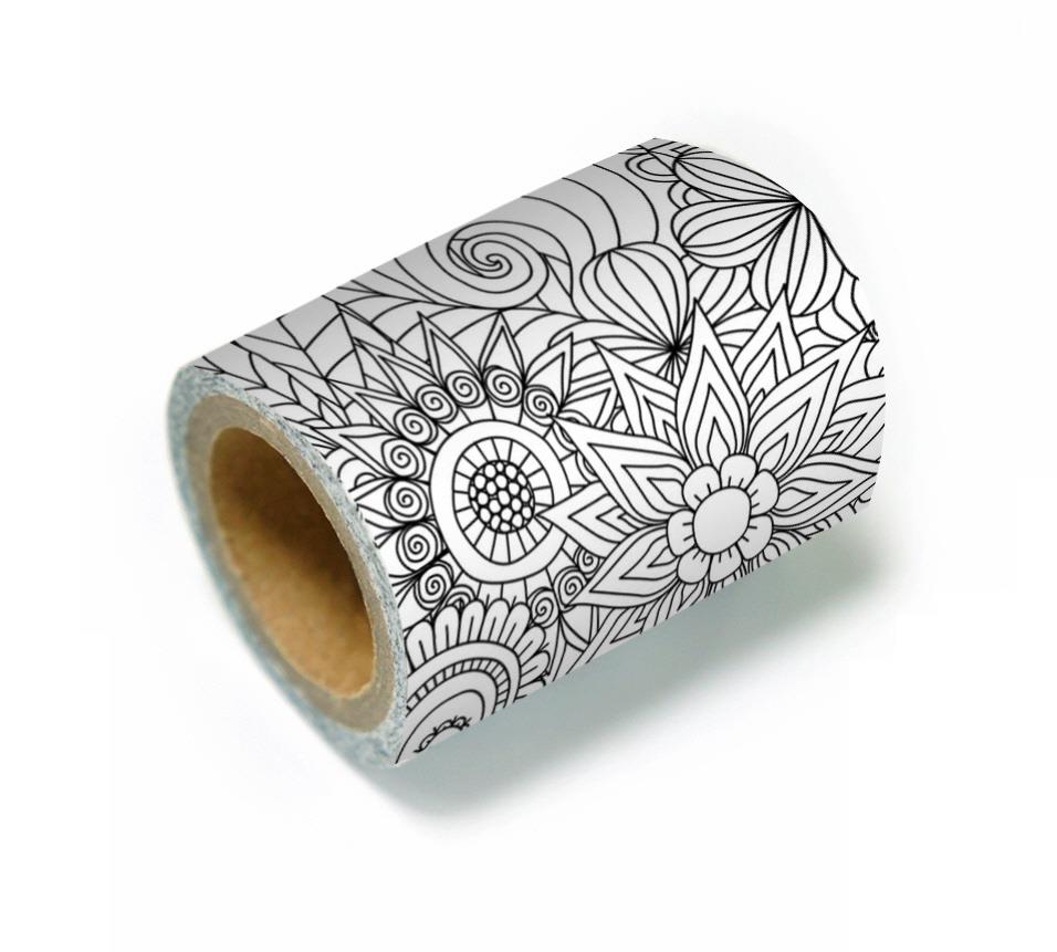 ART THERAPY WASHI TAPE SECRET GARDEN