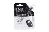 FACE CLEANSING PEEL OFF GLITTER MASK BLACK