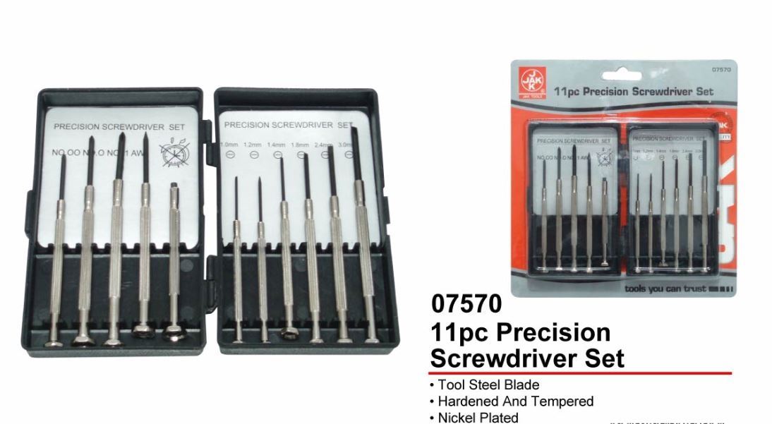 11PC PRECISION SCREWDRIVER SET