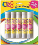 5PK CRE8 ARTS & CRAFTS GLUE STICKS - 10G