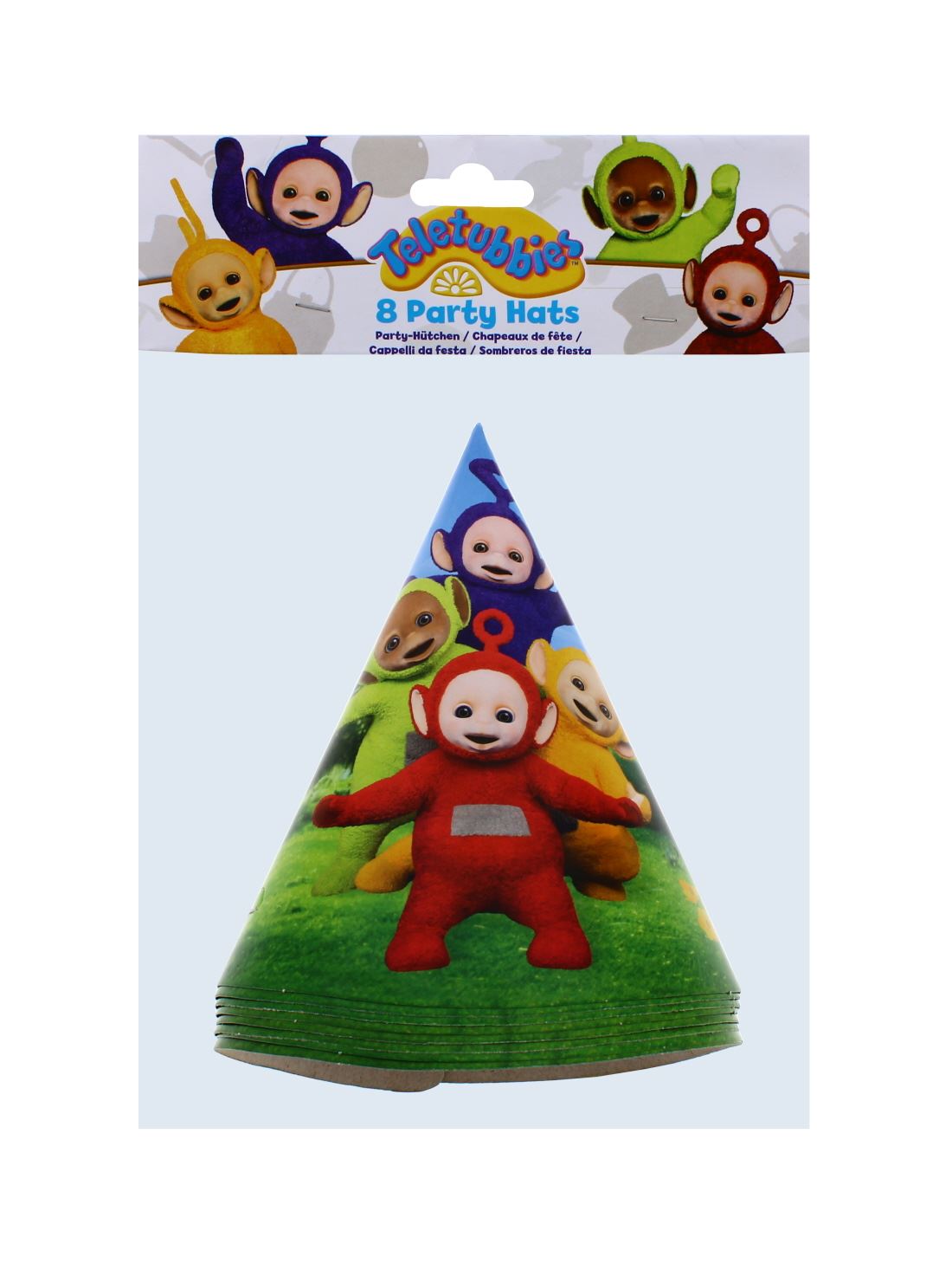 8PK PARTY HAT TELETUBBIES